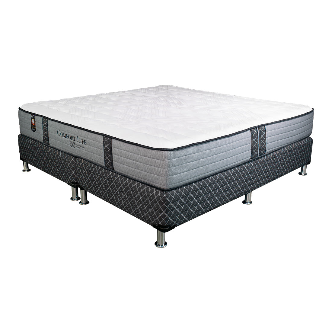 Cama Comfort Life Black Orthopedic Extra Firme